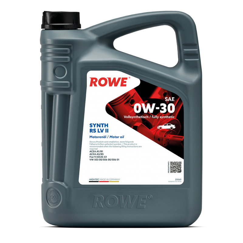 ROWE HIGHTEC Synt RS LV II 0W-30 5л. ROWE HIGHTEC Synt RS LV II 0W-30 5л.