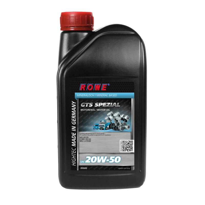 ROWE HIGHTEC GTS SPEZIAL 20W-50 1л. ROWE HIGHTEC GTS SPEZIAL 20W-50 1л.