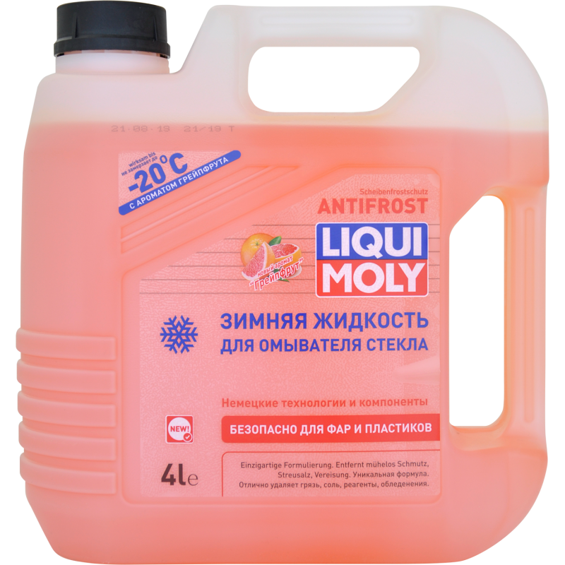 Liqui Moly Зимняя жидкость для омывателя стекла ANTIFROST ScheibenFrostschutz -20С 4л Liqui Moly Зимняя жидкость для омывателя стекла ANTIFROST ScheibenFrostschutz -20С 4л