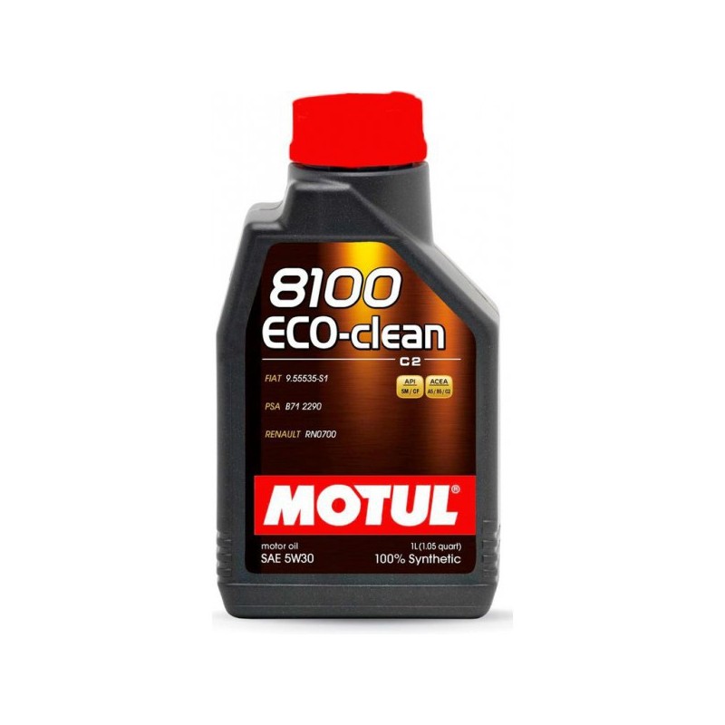 Motul 8100 Eco-clean 5W30, 1 литр Motul 8100 Eco-clean 5W30, 1 литр