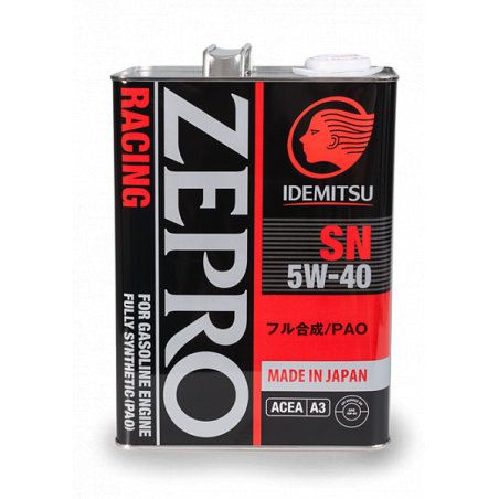 Idemitsu Zepro Racing 5W40, 4 литра