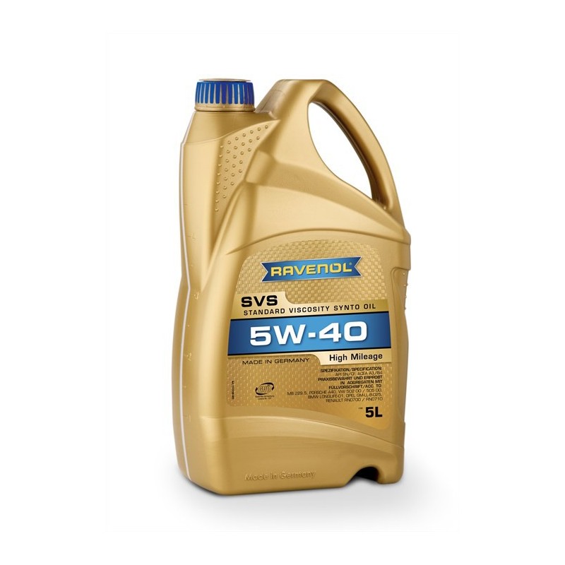 Ravenol SVS Standard Viscosity Synto Oil SAE 5W-40, 5 литров