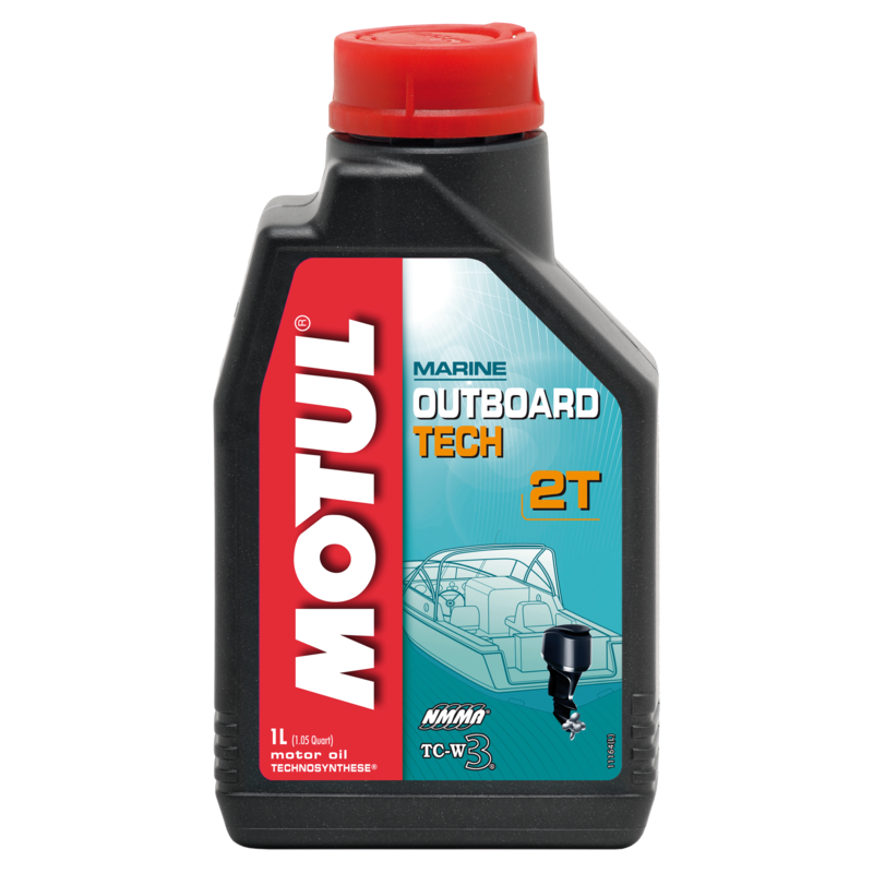 Motul Outboard Tech 2T, 1 литр