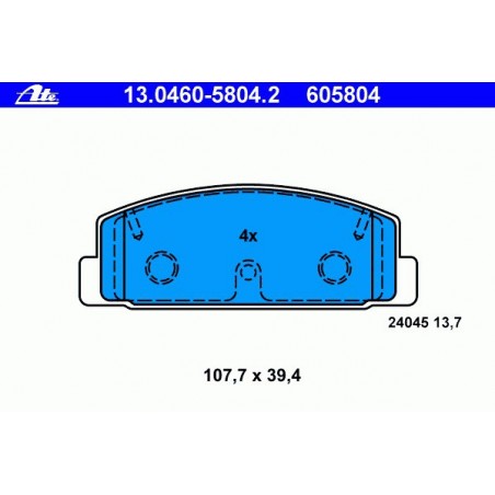 Тормозные колодки mazda