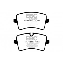 EBC YellowStuff (DP42082R) Колодки задние для Porsche Macan 3.0 Twin Turbo (2014 -)