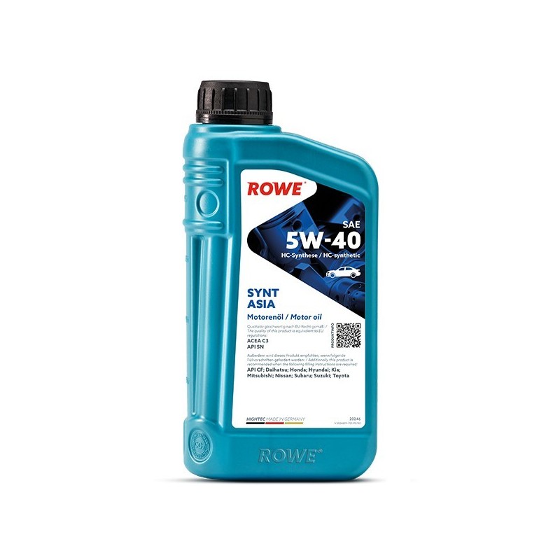 ROWE HIGHTEC SYNT ASIA 5W-40, 1л.