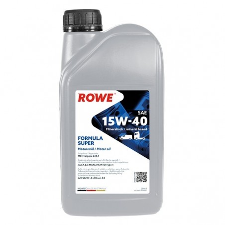 ROWE HIGHTEC FORMULA SUPER 15W-40, 1 литр