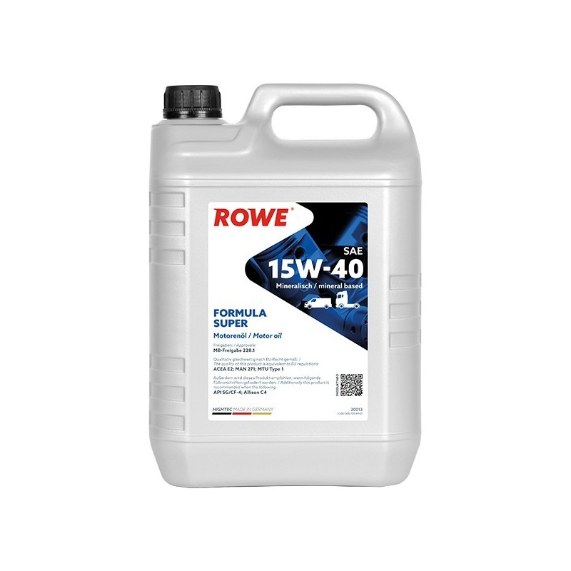 ROWE HIGHTEC FORMULA SUPER 15W-40, 5 литров