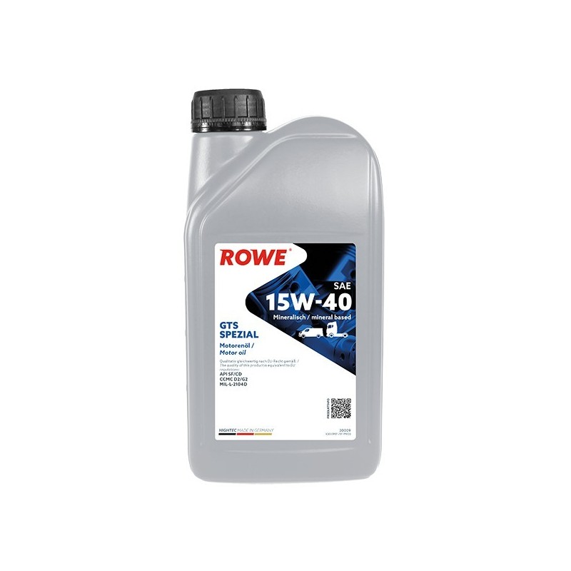 ROWE HIGHTEC GTS SPEZIAL 15W-40, 1 литр