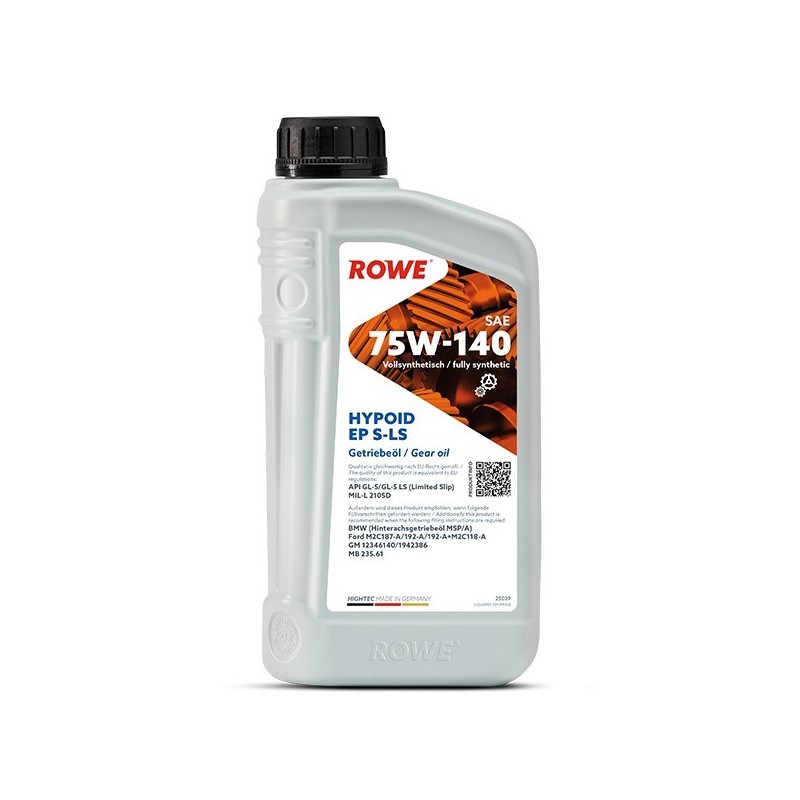 ROWE HIGHTEC HYPOID EP 75W-140 S-LS, 1 литр