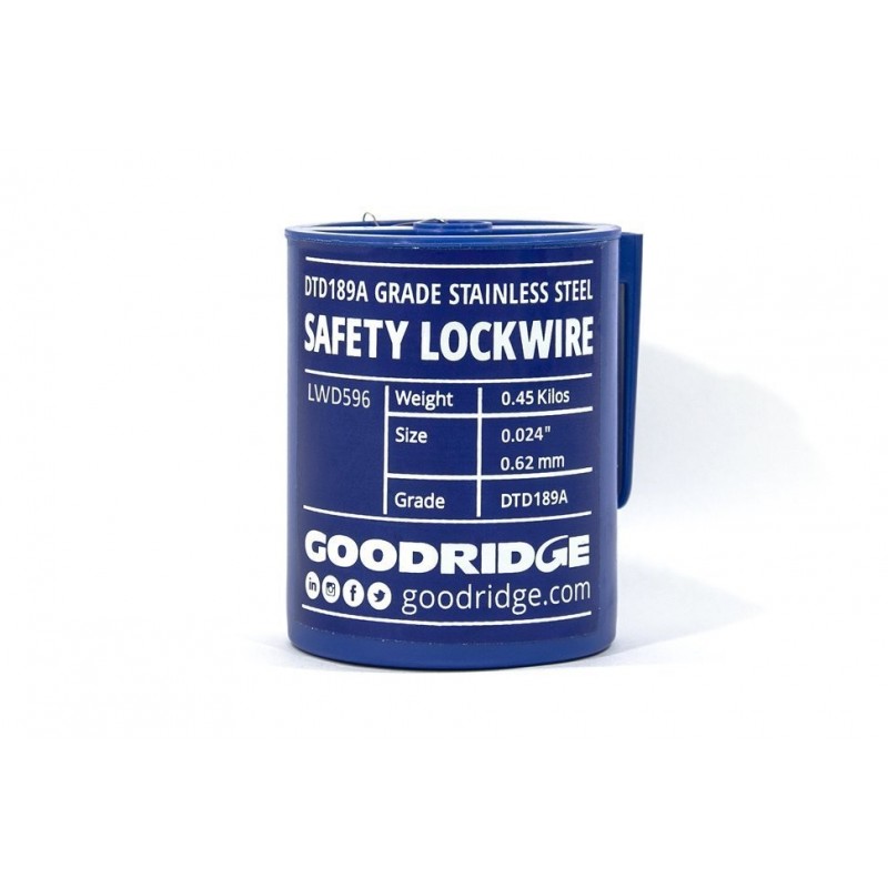 Goodridge (LWD596) Проволока контровочная 0,635 mm нерж. сталь 302/304