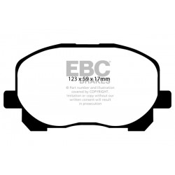 EBC Ultimax (DP1455) Колодки передние для TOYOTA Avensis Verso 2.0 (2001-2006)