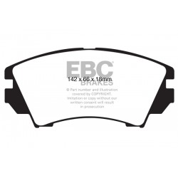 EBC Ultimax (DPX2014) Колодки передние для Opel Insignia 1.6t (2009 -)