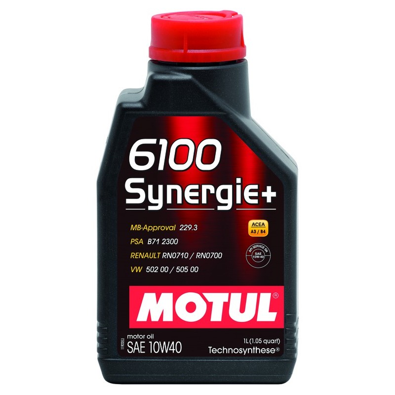 Motul 6100 Synergie+ 10W40, 1 литр