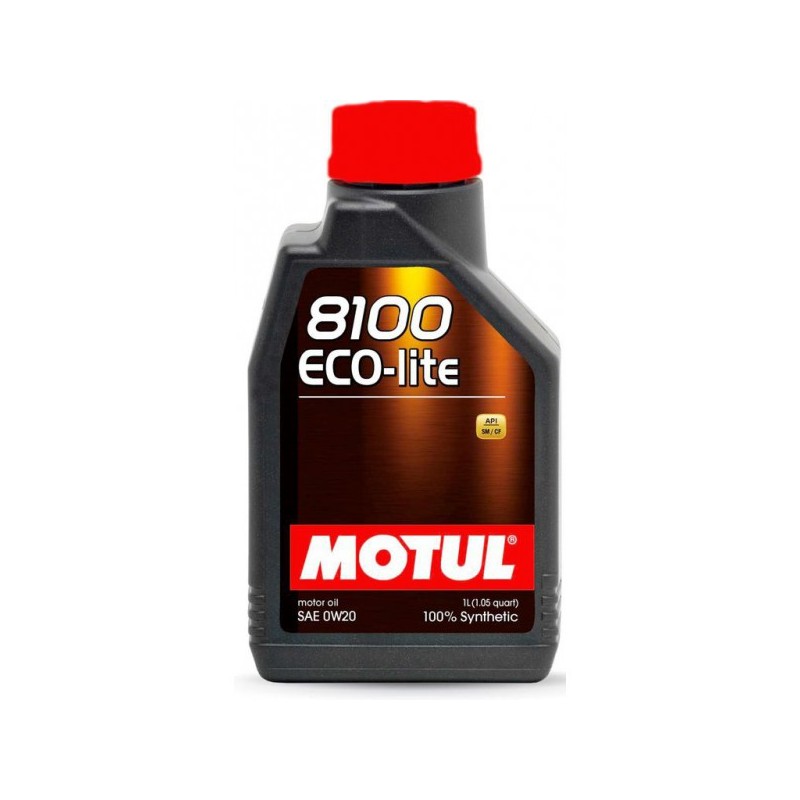 Motul 8100 Eco-lite 0W20, 1 литр  